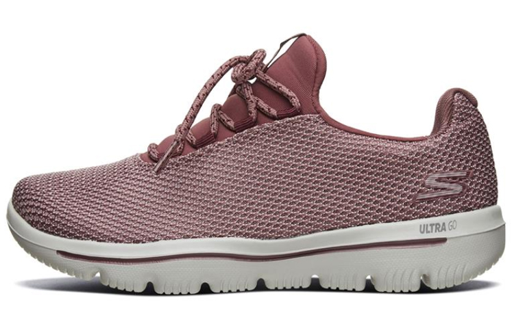 (Women) Skechers Go Walk Evolution Ultra Sneakers Red/White 15727-MVE