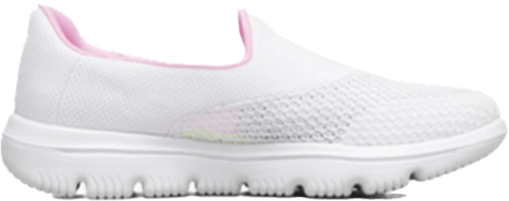 (W) Skechers Go Walk Evolution Ultra StepOns Wit Roze ''White Pink'' 54753-WPK Order (W) Skechers Go Walk Evolution Ultra StepOns Wit Roze ''White Pink'' 54753-WPK