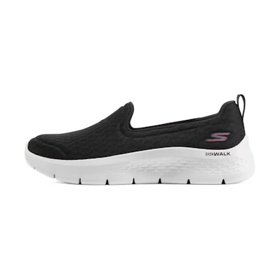 (W) Skechers Go Walk Flex 'Black Slip-On'