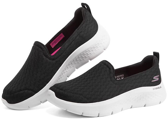 (Women) Skechers Go Walk Flex 'Black Slip-On' 124955-BLK Lookbook (Women) Skechers Go Walk Flex 'Black Slip-On' 124955-BLK