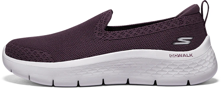 women-skechers-go-walk-flex-comfortable-versatile-purple-124957-burg