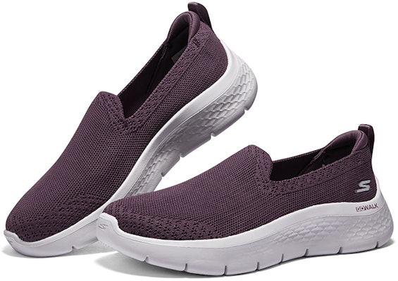 (Women) Skechers Go Walk Flex 'Comfortable Versatile Purple' 124957-BURG Shop (Women) Skechers Go Walk Flex 'Comfortable Versatile Purple' 124957-BURG