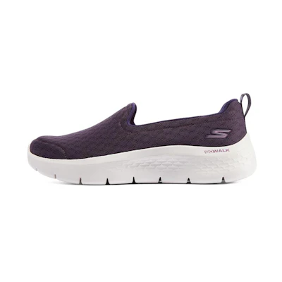 (W) Skechers Go Walk Flex 'Ocean Wind - Plum'