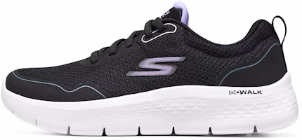 (Women) Skechers Go Walk Flex 'Night Galaxy - Black Lavender' 124977-BKLV (Women) Skechers Go Walk Flex 'Night Galaxy - Black Lavender' 124977-BKLV
