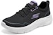 (W) Skechers Go Walk Flex 'Night Galaxy - Hitam Lavender' 124977-BKLV