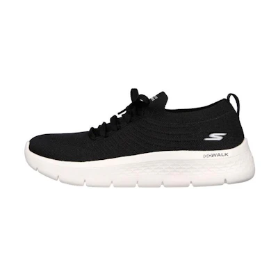 (W) Skechers Go Walk Flex 'Early Morning - Black White'