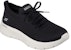 (W) Skechers Go Walk Flex 'Pagi Awal - Hitam Putih' 124969-BKW
