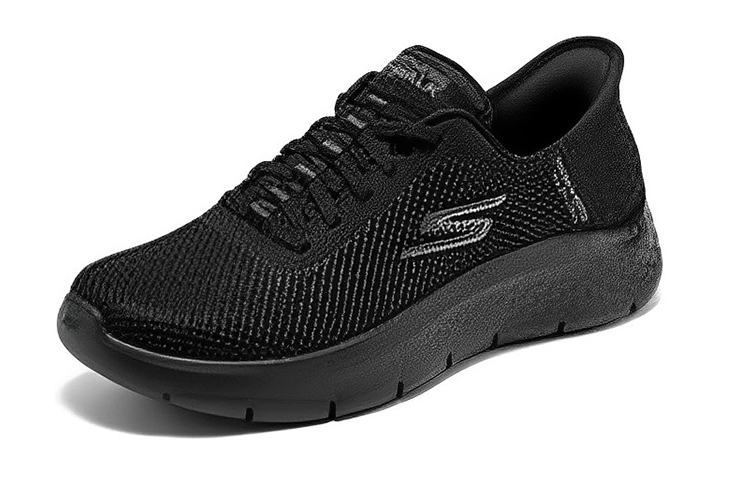 Lookbook (W) 斯凯奇 GO WALK Flex "盛大登场 - 黑色" 124975-BBK