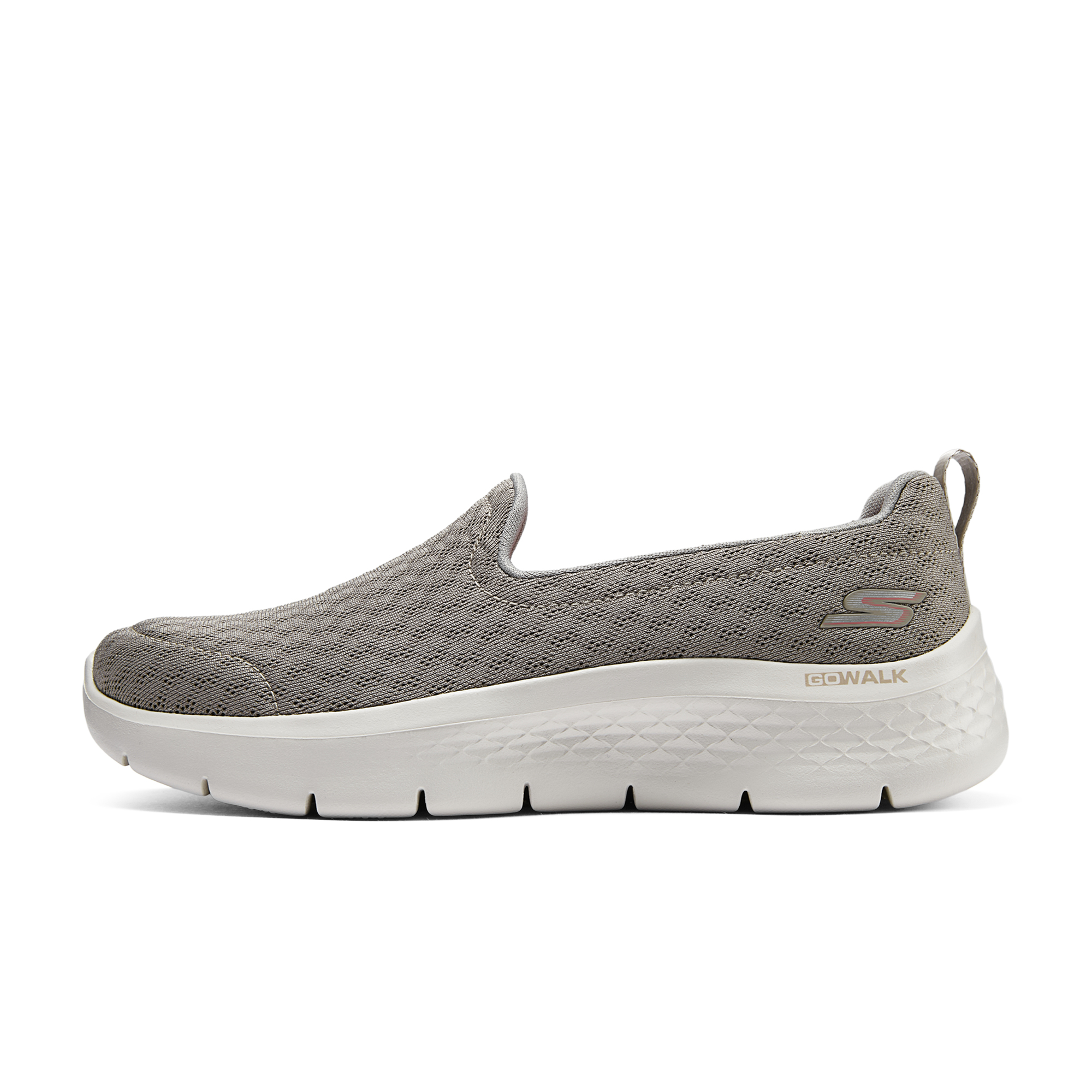 (W) Skechers Go Walk Flex 'Grey Taupe'