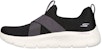 (W) Skechers GO WALK FLEX 'Lilly Hitam' 124958-BKPR