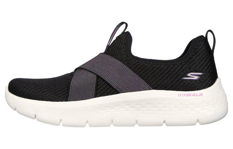 (Women) Skechers GO WALK FLEX 'Lilly Black' 124958-BKPR
