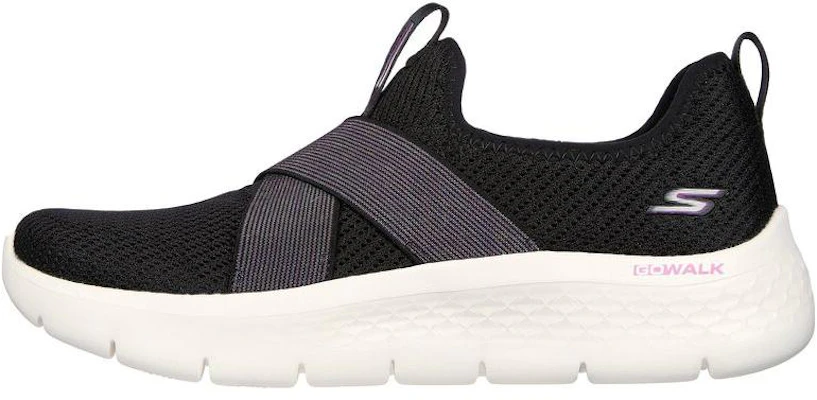 (W) Skechers GO WALK FLEX 'Lilly Hitam' 124958-BKPR Buy (W) Skechers GO WALK FLEX 'Lilly Hitam' 124958-BKPR