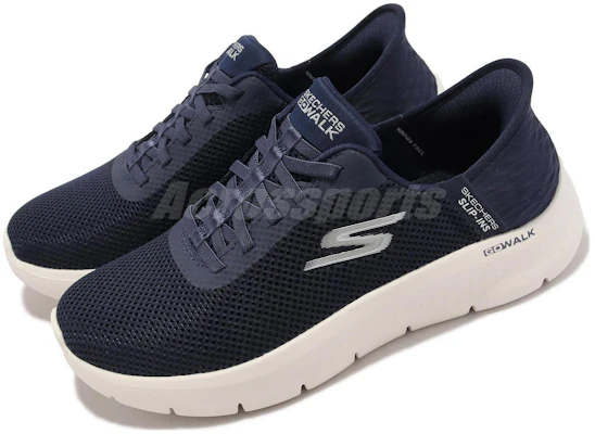 (W) 斯凯奇Go Walk Flex'海军蓝白' 124975-WNVW Lookbook (W) 斯凯奇Go Walk Flex'海军蓝白' 124975-WNVW