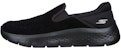 (W) Skechers Go Walk Flex 'Relish - Hitam' 124953-BBK