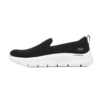 (W) Skechers Go Walk Flex 'Ocean Wind - Black White'