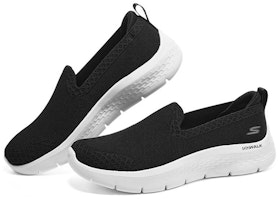 (W) Skechers Go Walk Flex 'Angin Laut - Hitam Putih' 124957-BKW Lookbook (W) Skechers Go Walk Flex 'Angin Laut - Hitam Putih' 124957-BKW