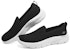 (W) Skechers Go Walk Flex 'Angin Laut - Hitam Putih' 124957-BKW