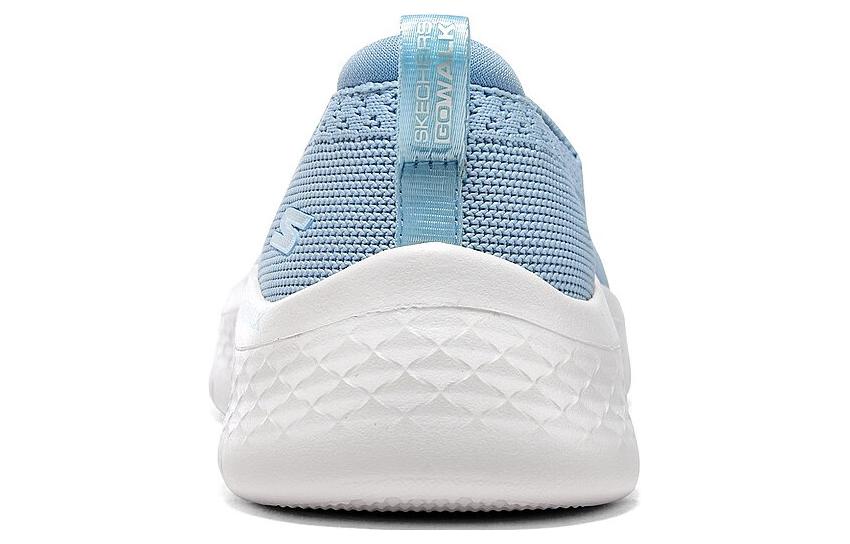 Lookbook (W) 스케쳐스 고워크 플렉스 로우 (블루/화이트) 124957-LTBL