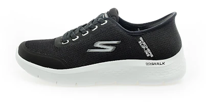 (Women) Skechers GO WALK FLEX Walking Shoes Black Plain Noodles 216332BKW (Women) Skechers GO WALK FLEX Walking Shoes Black Plain Noodles 216332BKW