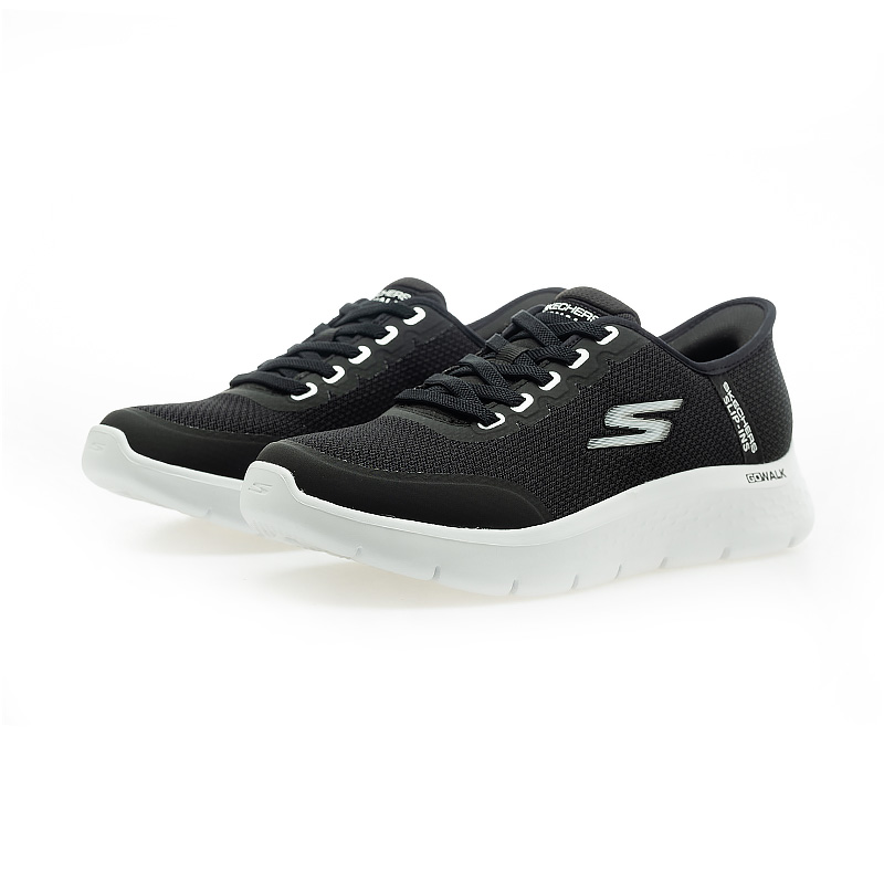 Order (W) Skechers GO WALK FLEX Zapatos para Caminar Negros Plain Noodles 216332BKW