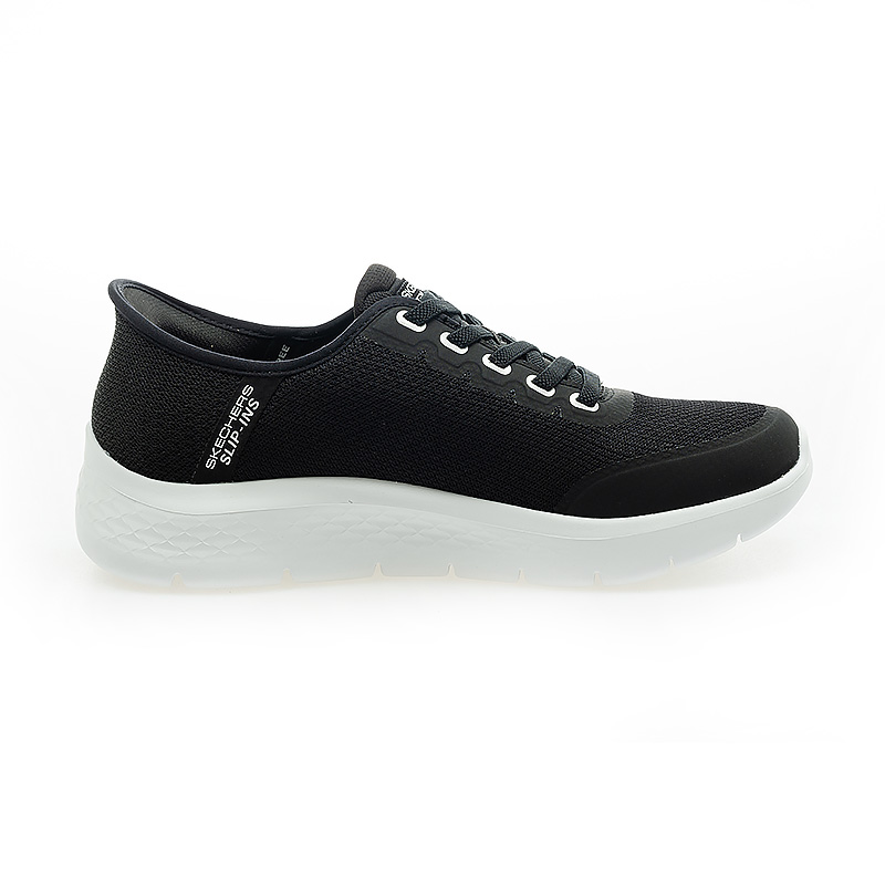 Shop (W) Skechers GO WALK FLEX Zapatos para Caminar Negros Plain Noodles 216332BKW
