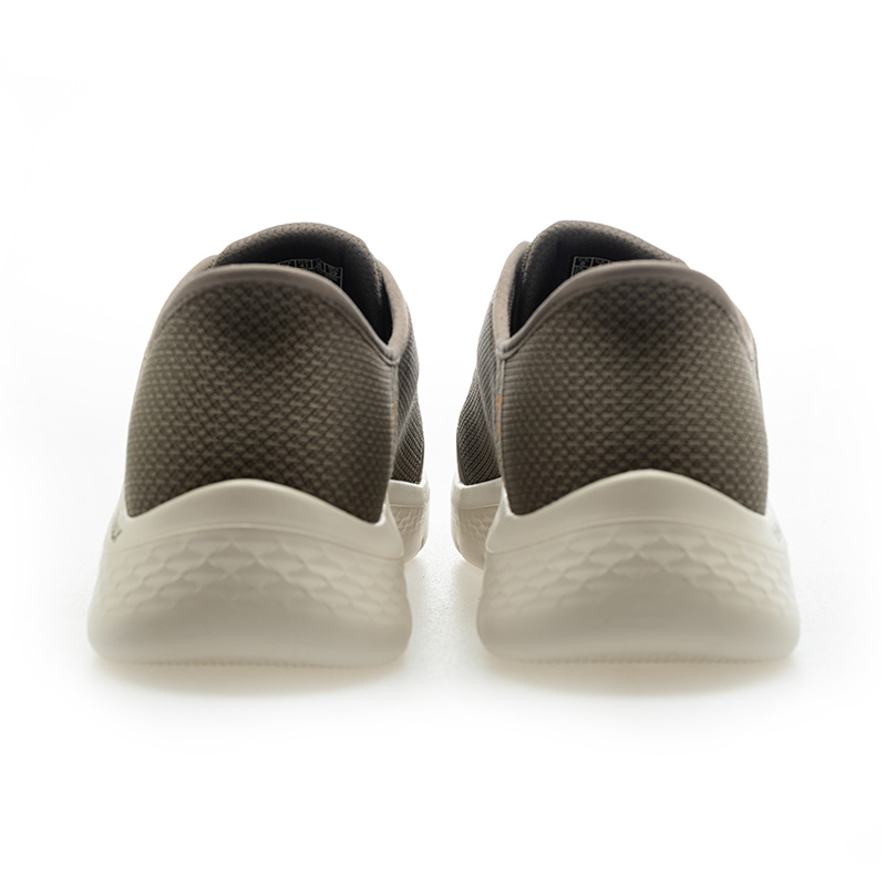 Lookbook (W) Skechers GO WALK FLEX Zapatillas para Caminar Gris Liso 216332BRN