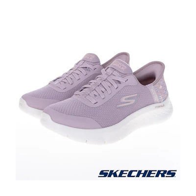 (W) SKECHERS GO WALK FLEX Walking Shoes Wide Fit Purple