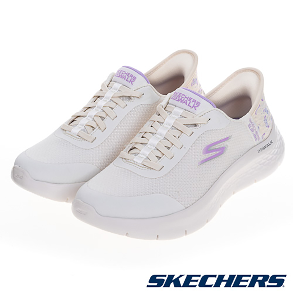 (W) SKECHERS GO WALK FLEX Wide Fit Walking Shoes White