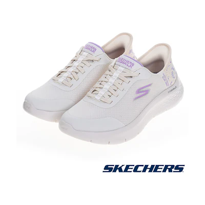 (W) SKECHERS GO WALK FLEX Wide Fit Walking Shoes White