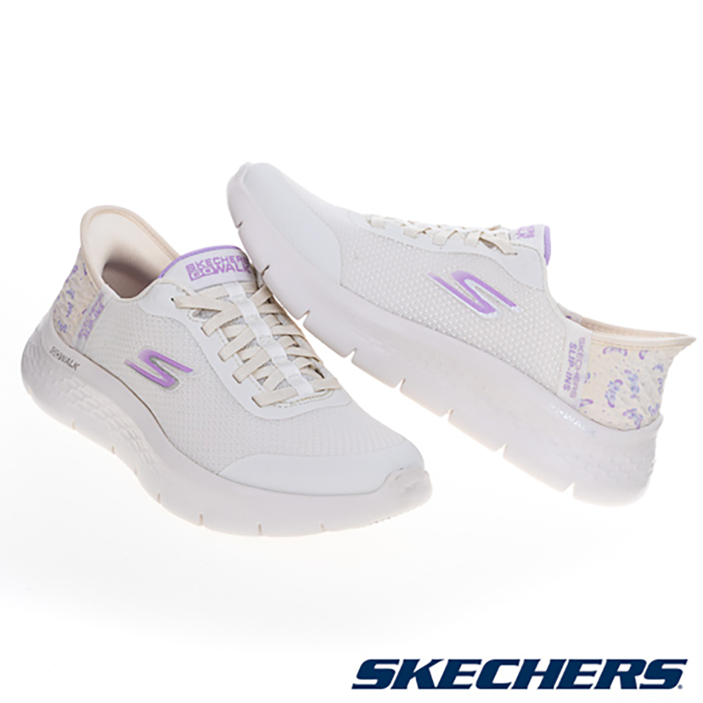 Lookbook (W) SKECHERS GO WALK FLEX Zapatillas Anchas para Caminar Blancas 124823WNTPR