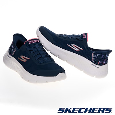 (Women) Skechers Go Walk Flex Wide Fit Walking Shoes Blue 124823WNVPK Lookbook (Women) Skechers Go Walk Flex Wide Fit Walking Shoes Blue 124823WNVPK