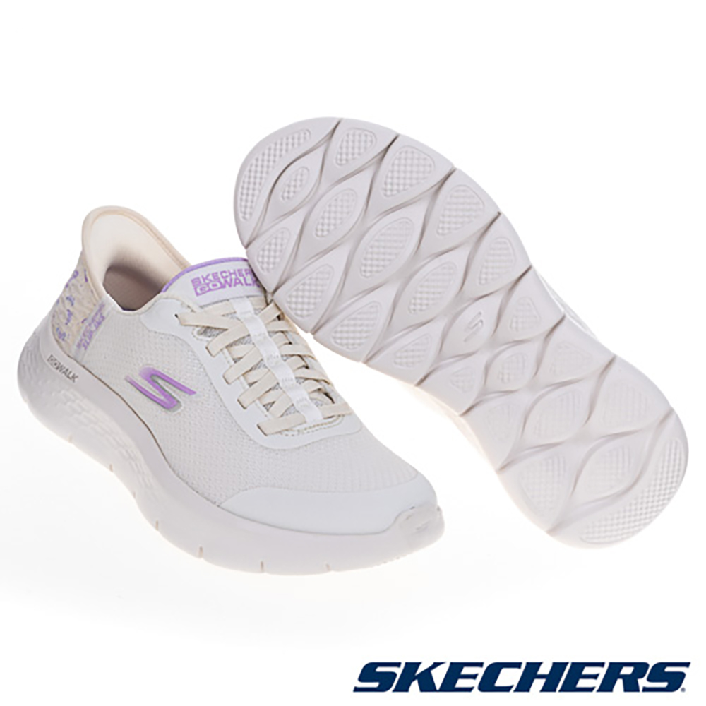 Shop (W) SKECHERS GO WALK FLEX Zapatillas Anchas para Caminar Blancas 124823WNTPR