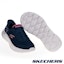 Shop (Women) Skechers Go Walk Flex Wide Fit Walking Shoes Blue 124823WNVPK