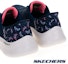 Sizing (Women) Skechers Go Walk Flex Wide Fit Walking Shoes Blue 124823WNVPK