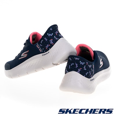 (Women) Skechers Go Walk Flex Wide Fit Walking Shoes Blue 124823WNVPK Cheap (Women) Skechers Go Walk Flex Wide Fit Walking Shoes Blue 124823WNVPK
