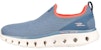 (W) Skechers Go Walk Glide-Step Flex 'Dazzling Joy Blue' Biru Memukau. 124809-BLCL