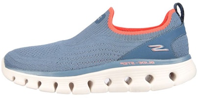 (Women) Skechers Go Walk Glide-Step Flex 'Dazzling Joy Blue' 124809-BLCL (Women) Skechers Go Walk Glide-Step Flex 'Dazzling Joy Blue' 124809-BLCL