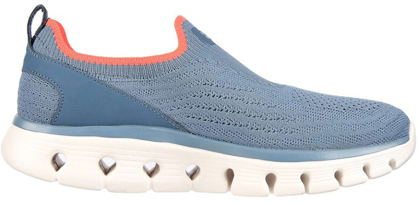 (Women) Skechers Go Walk Glide-Step Flex 'Dazzling Joy Blue' 124809-BLCL Order (Women) Skechers Go Walk Glide-Step Flex 'Dazzling Joy Blue' 124809-BLCL