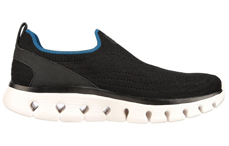 Order (W) Skechers Go Walk Glide-Step Flex ''Dazzling Joy - Noir'' 124809-BKBL
