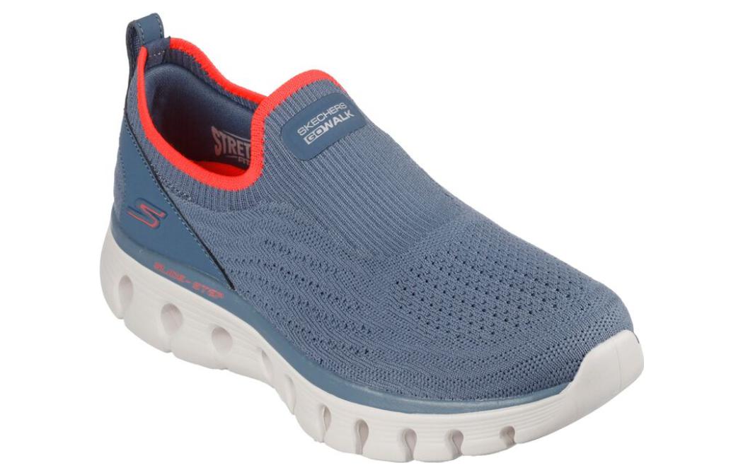 Lookbook (W) Skechers Go Walk Glide-Step Flex 'Dazzling Joy Biru' 124809-BLCL