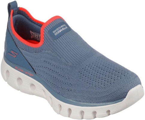 (W) Skechers Go Walk Glide-Step Flex 'Dazzling Joy Blue' Biru Memukau. 124809-BLCL Lookbook (W) Skechers Go Walk Glide-Step Flex 'Dazzling Joy Blue' Biru Memukau. 124809-BLCL