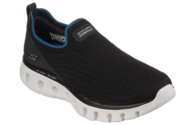 Lookbook (W) Skechers Go Walk Glide-Step Flex ''Dazzling Joy - Noir'' 124809-BKBL