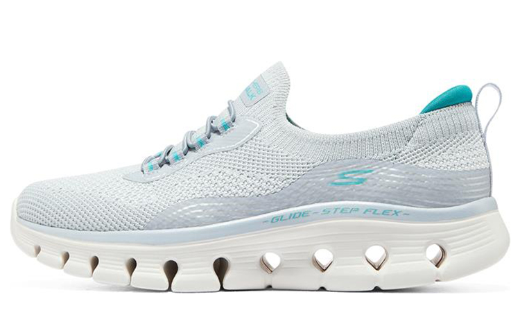 (Women) Skechers Go Walk Glide-step Flex Shoes 'Sky Blue' 124808-GYTQ