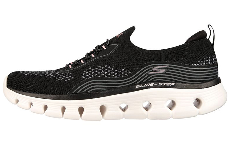 (Women) Skechers Go Walk Glide Step Flex 'Black Pink' 124808-BKPK