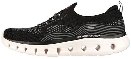 (Women) Skechers Go Walk Glide Step Flex 'Black Pink' 124808-BKPK (Women) Skechers Go Walk Glide Step Flex 'Black Pink' 124808-BKPK