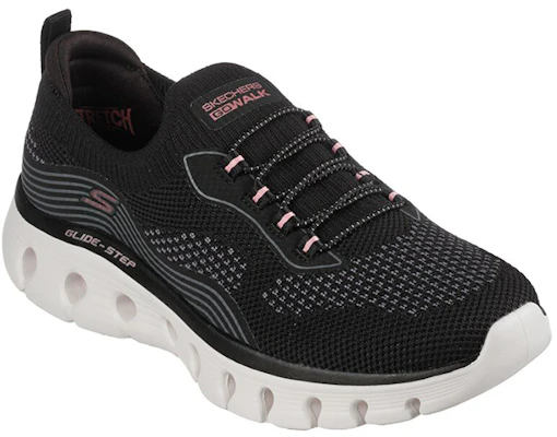 (W) Skechers Go Walk Glide Step Flex ''Noir Rose'' 124808-BKPK Lookbook (W) Skechers Go Walk Glide Step Flex ''Noir Rose'' 124808-BKPK