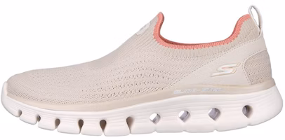 (Women) Skechers Go Walk Glide Step Flex Slip On 'Taupe Pink' 124809-TPPK (Women) Skechers Go Walk Glide Step Flex Slip On 'Taupe Pink' 124809-TPPK