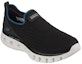 Lookbook (W) Skechers Go Walk Glide-Step Flex 'Dazzling Joy - Hitam' 124809-BKBL