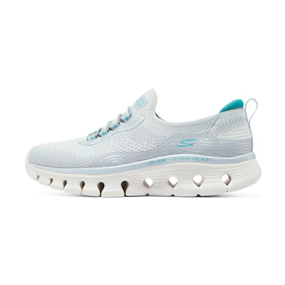 (W) Skechers Go Walk Glide-step Flex Shoes 'Sky Blue'