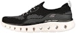(W) Skechers Go Walk Glide Step Flex 'Hitam Merah Jambu' 124808-BKPK